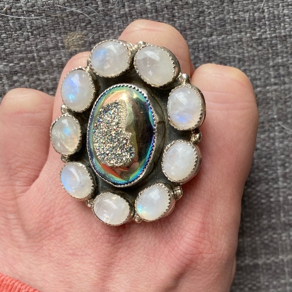 M&S Druzy and Moonstone - Picture 3 of 3